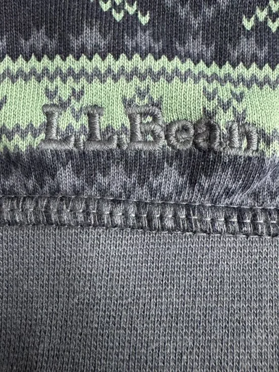 L.L. Bean Sweatshirt Mens 2XL Blue Aztec Southwestern Crewneck NWT TP-3860 - Picture 6 of 11